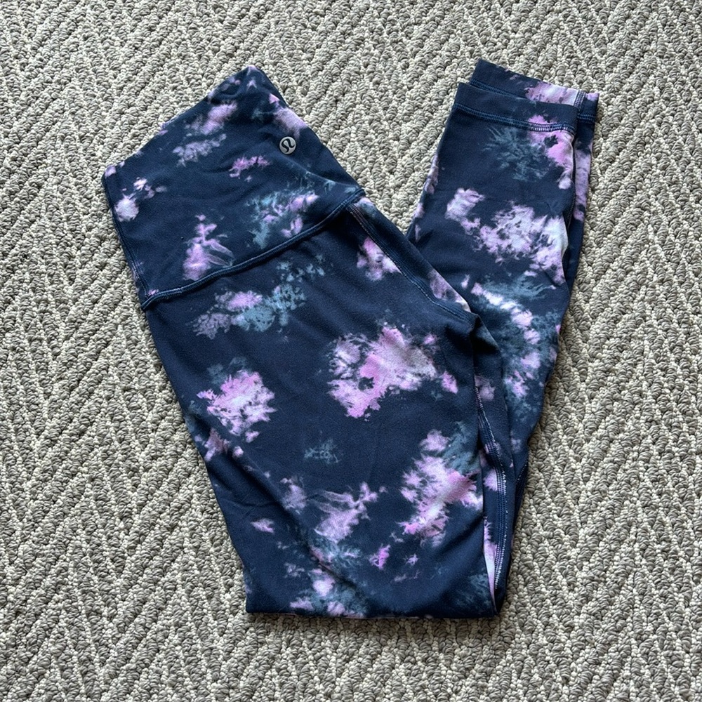 Tie Dye Lululemon Aligns 25”